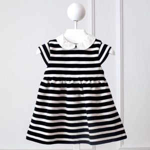 Kate Spade Black & White Collar Dress